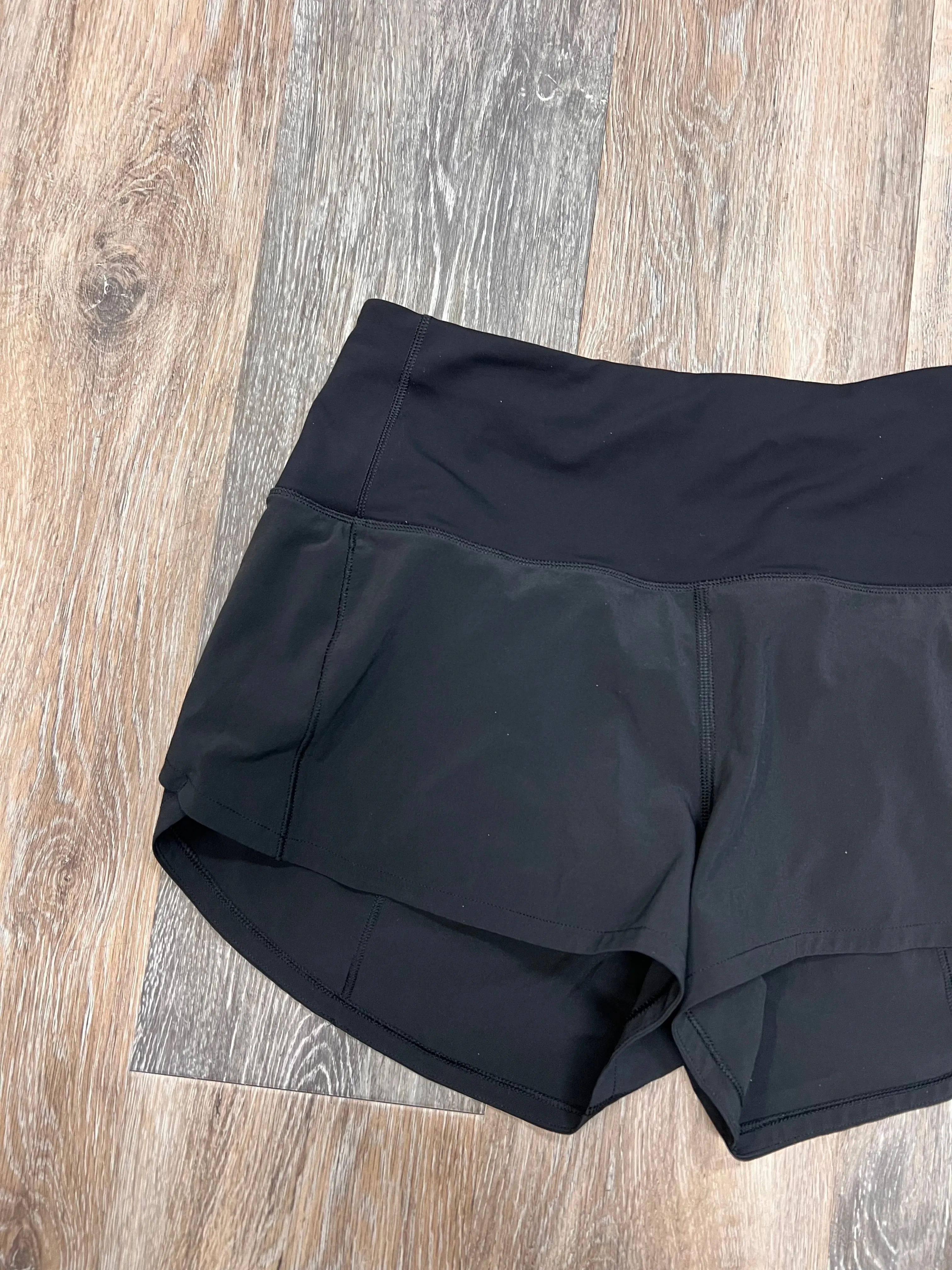 Athletic Shorts By Lululemon In Black, Size:4