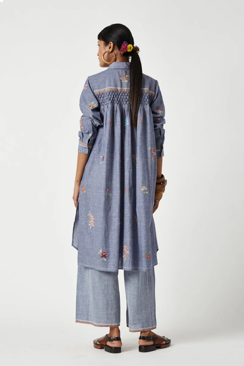Begonia Embroidered Kurta Set (2pcs)