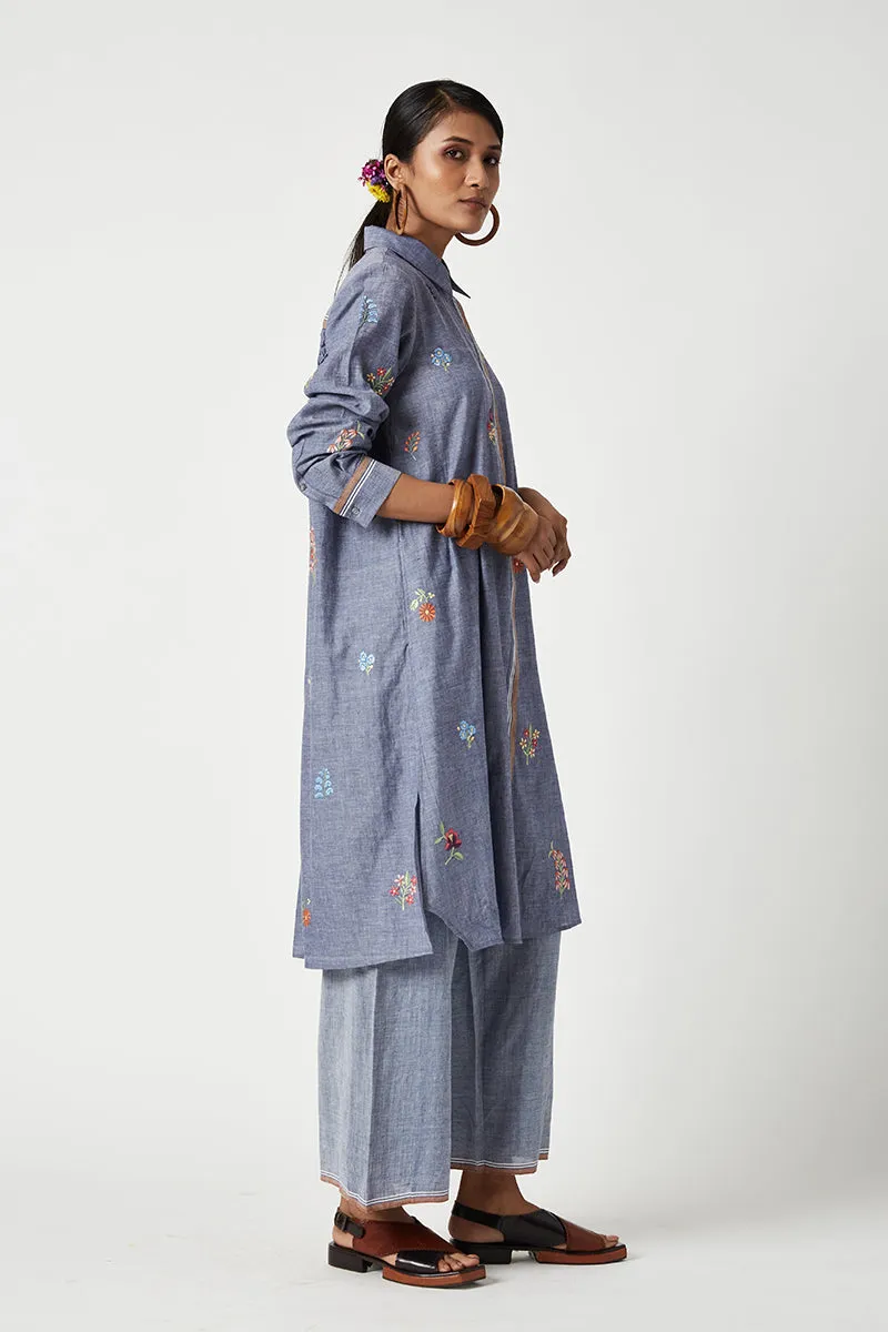Begonia Embroidered Kurta Set (2pcs)