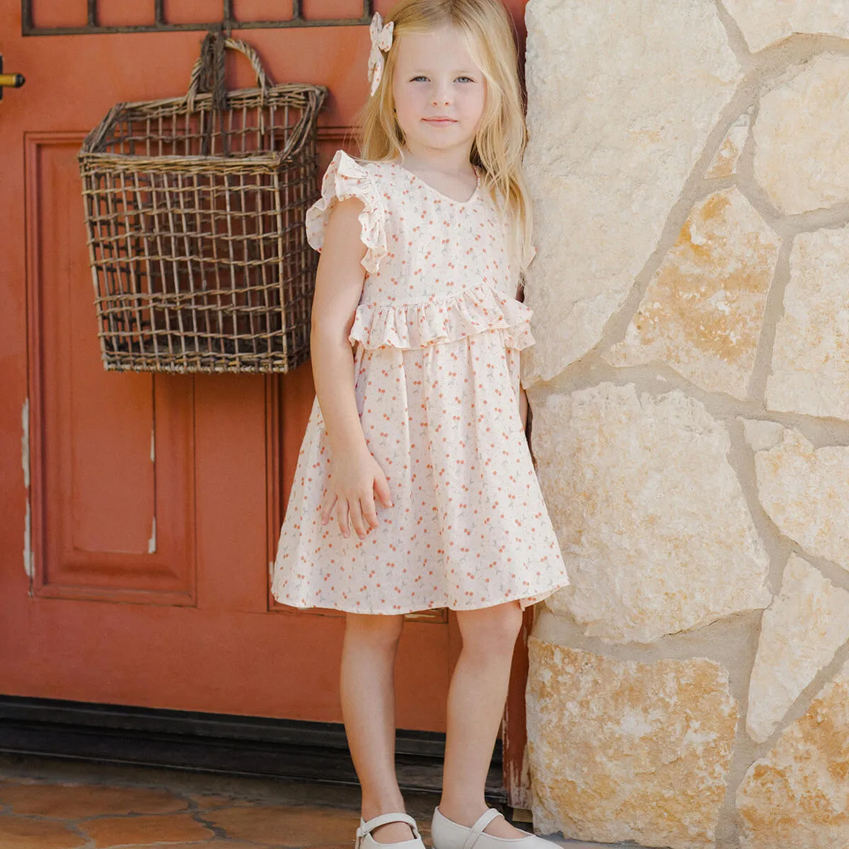Brielle Dress in Cherries by Rylee & Cru