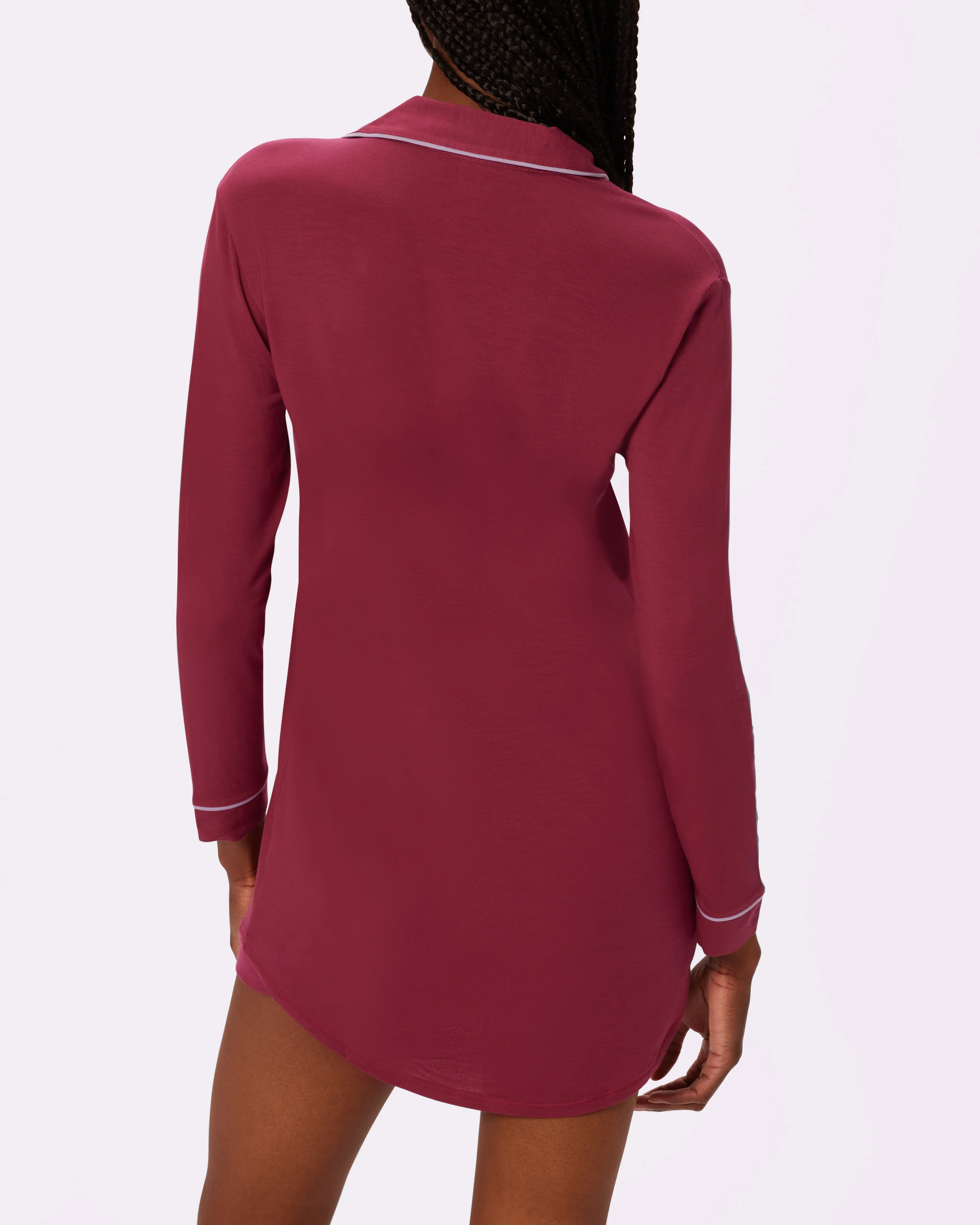 Cloud Longsleeve Button Up | SuperSoft (Lambrusco)