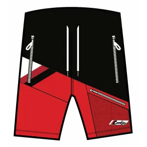 Cookies Aventador Cotton Color-Blocked Black Shorts (1550B4823)