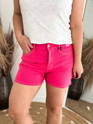 Curvy Summer Heat Judy Blue Shorts