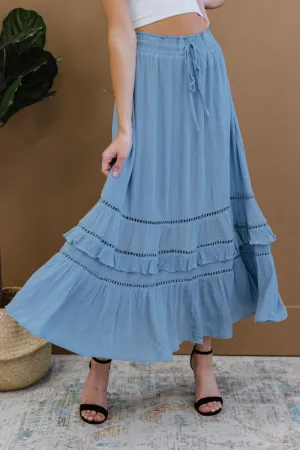 Doe & Rae First Sight Tiered Maxi Skirt