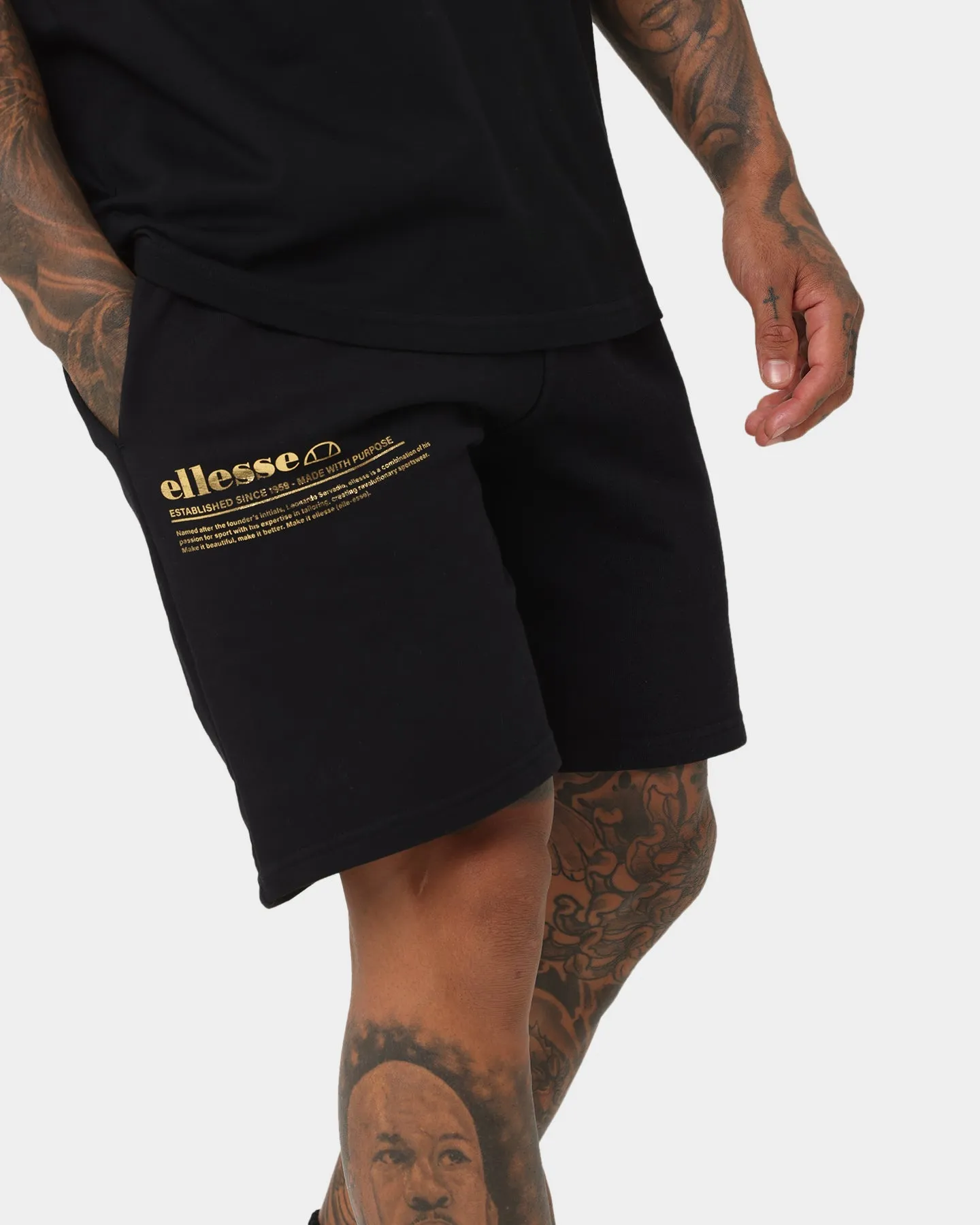 Ellesse Setsini Shorts Black/Gold