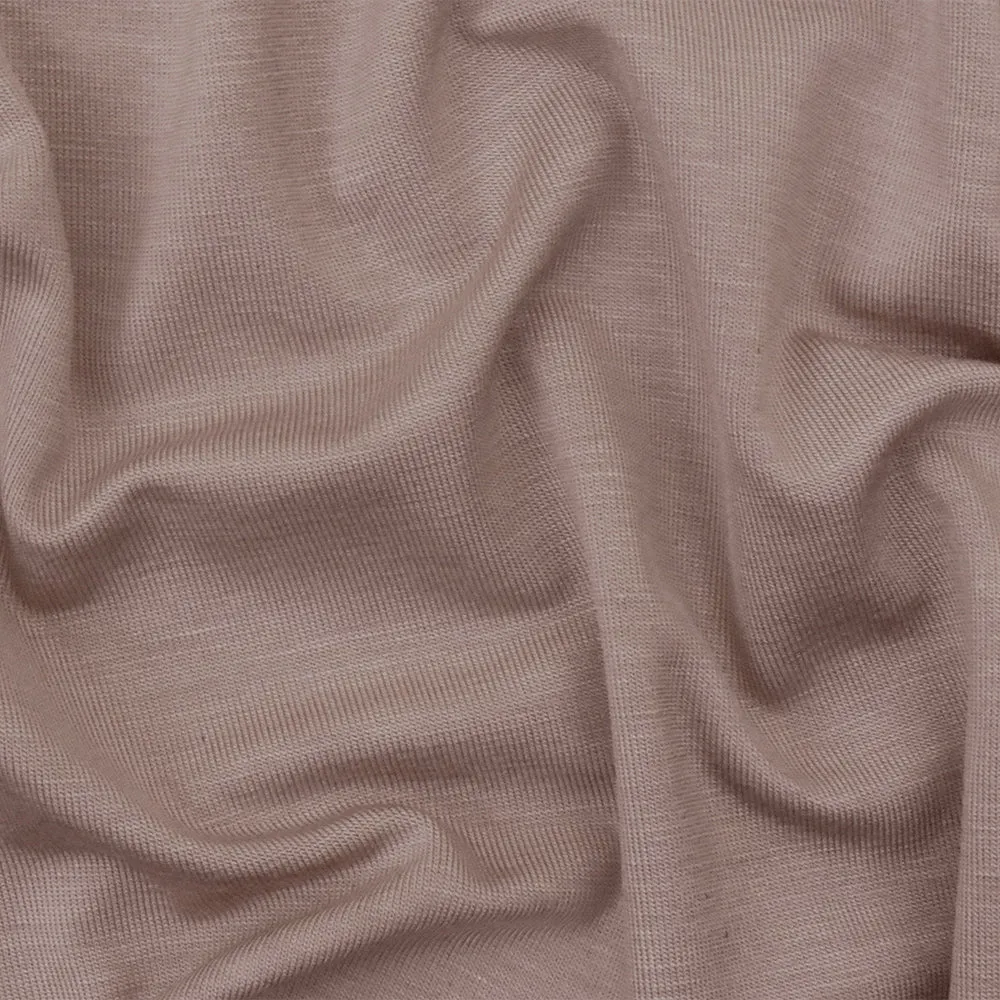 Faded Pink Solid Stretch Spandex Rayon Modal Jersey Knit Fabric