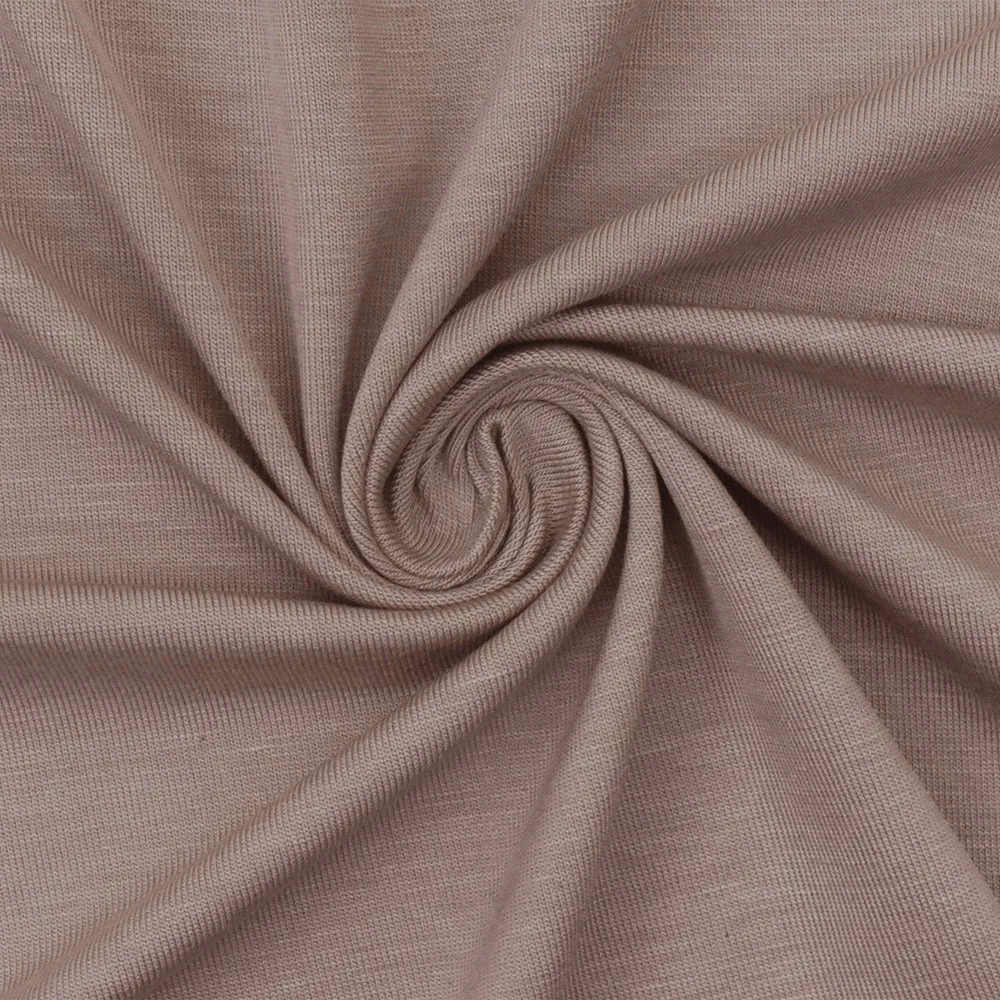 Faded Pink Solid Stretch Spandex Rayon Modal Jersey Knit Fabric