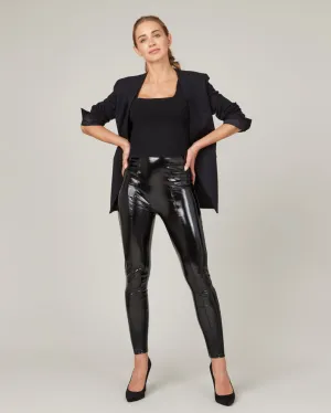 Faux Patent Leather Leggings • Classic Black