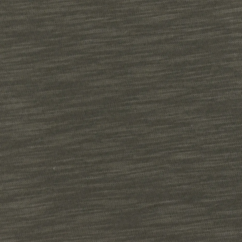 Gray Slub Stretch Spandex Rayon Jersey Knit Fabric