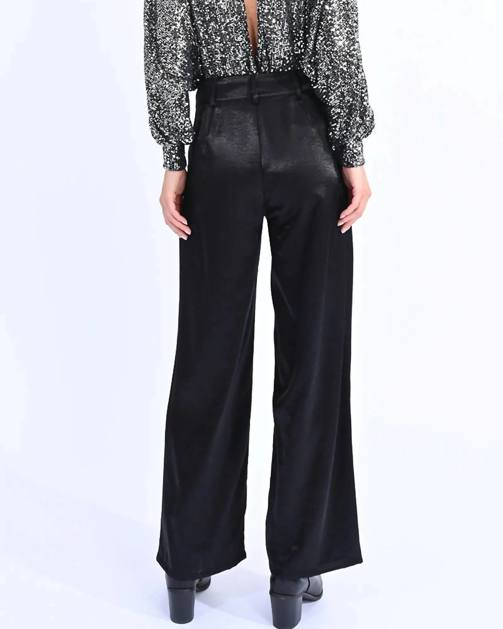 High Waist Pants In Black | Black