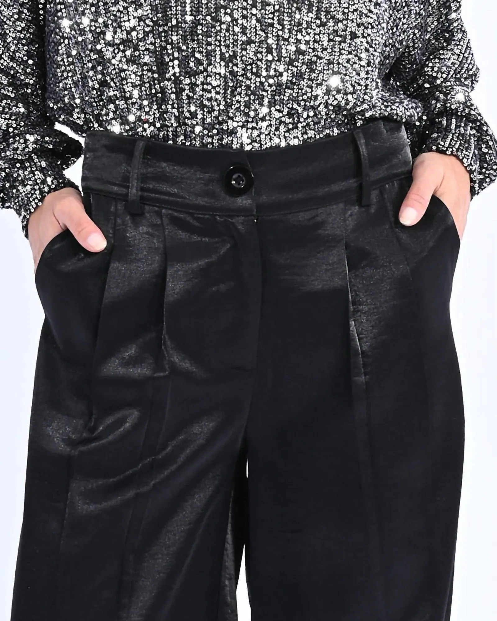 High Waist Pants In Black | Black