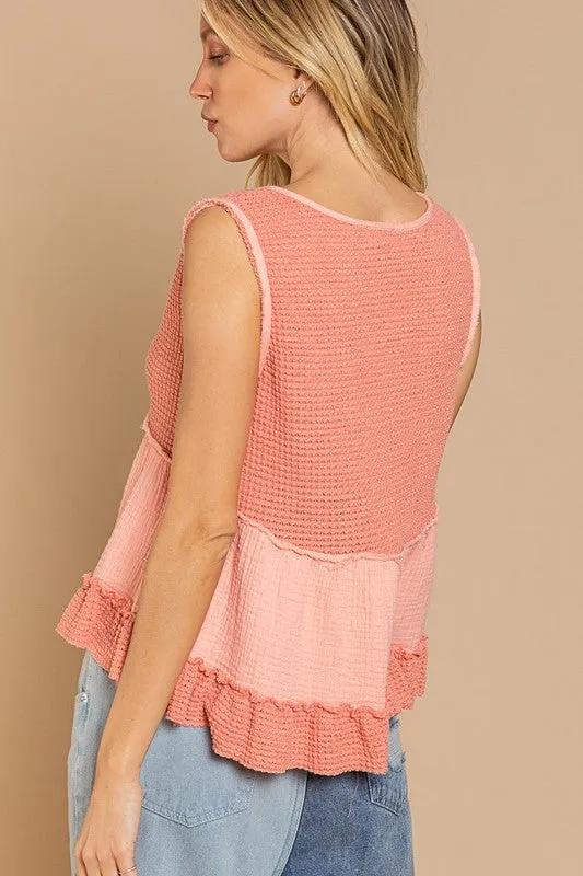 Hippie Chic Babydoll Tank Top
