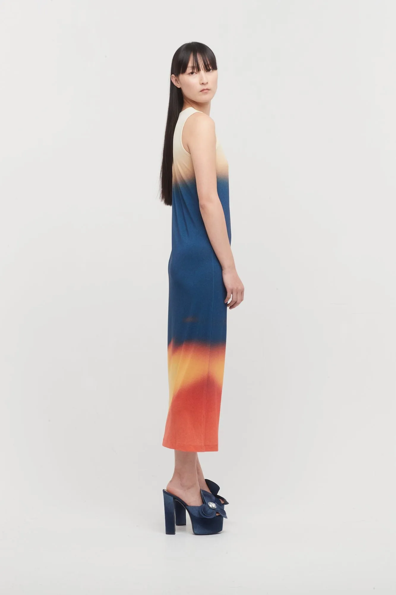 Issey Miyake Light Leak Jersey Dress