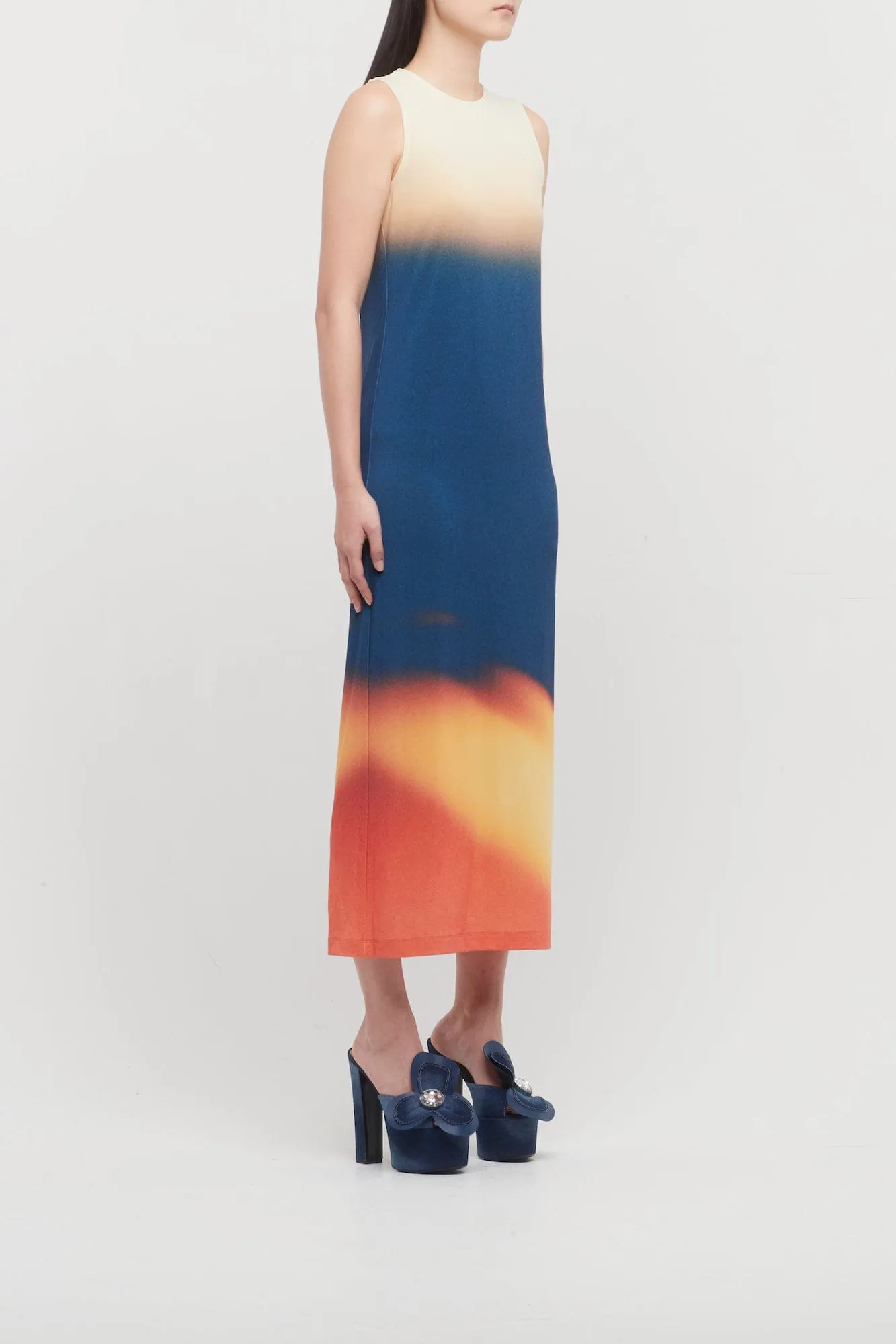 Issey Miyake Light Leak Jersey Dress