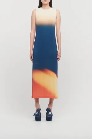 Issey Miyake Light Leak Jersey Dress