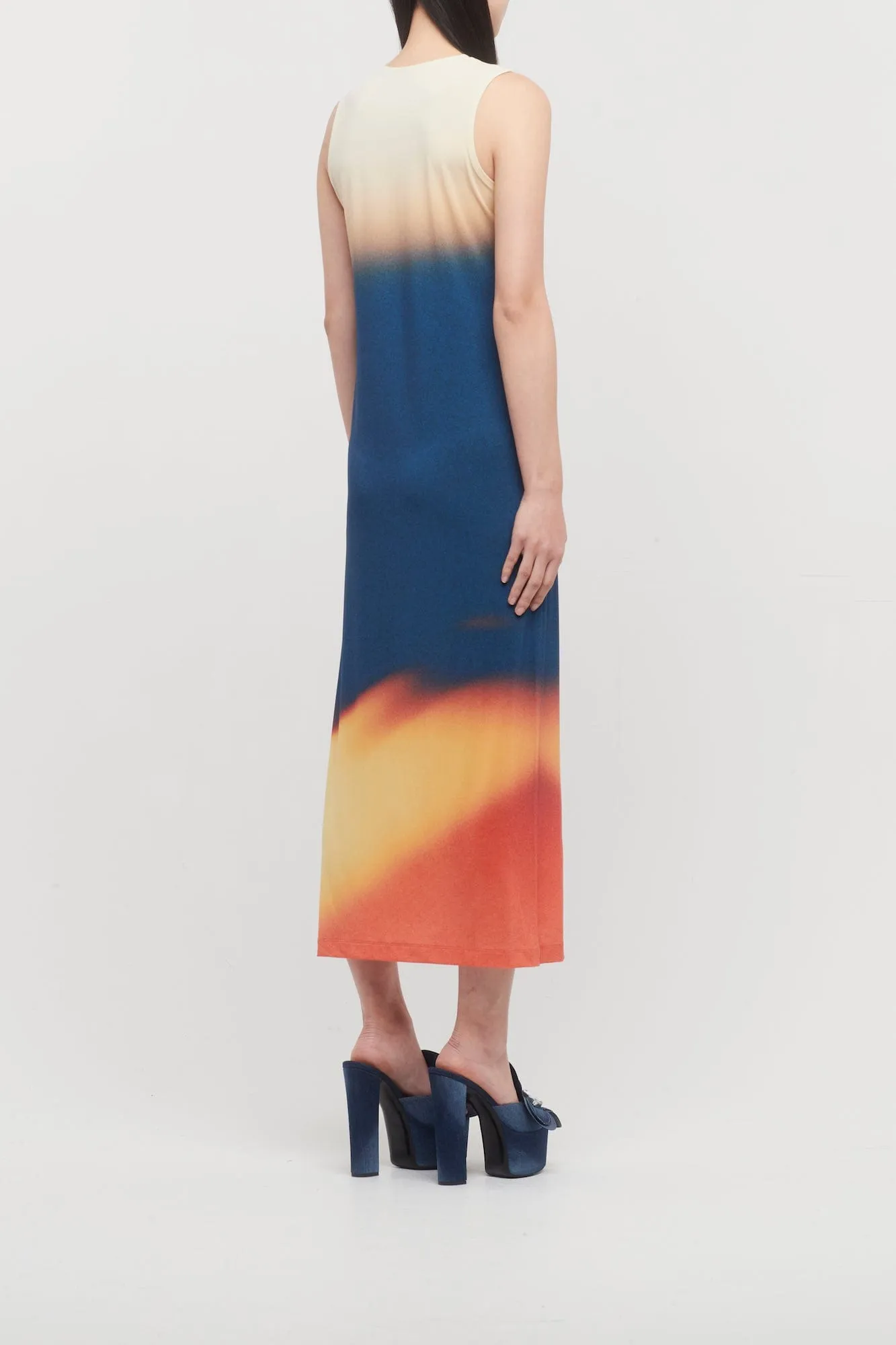 Issey Miyake Light Leak Jersey Dress