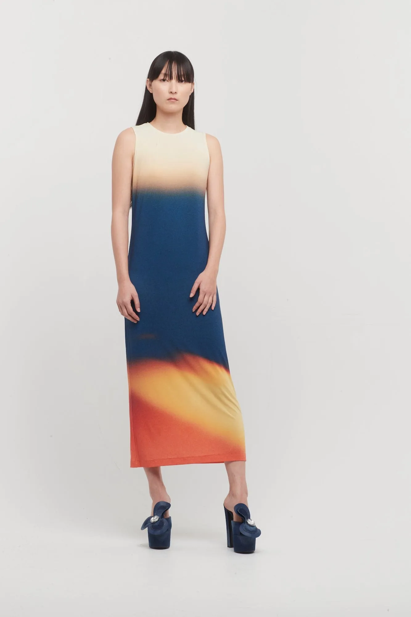 Issey Miyake Light Leak Jersey Dress