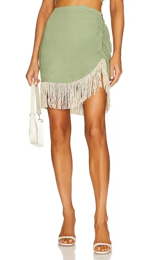 JBQ Valencia Mini Skirt in Olive