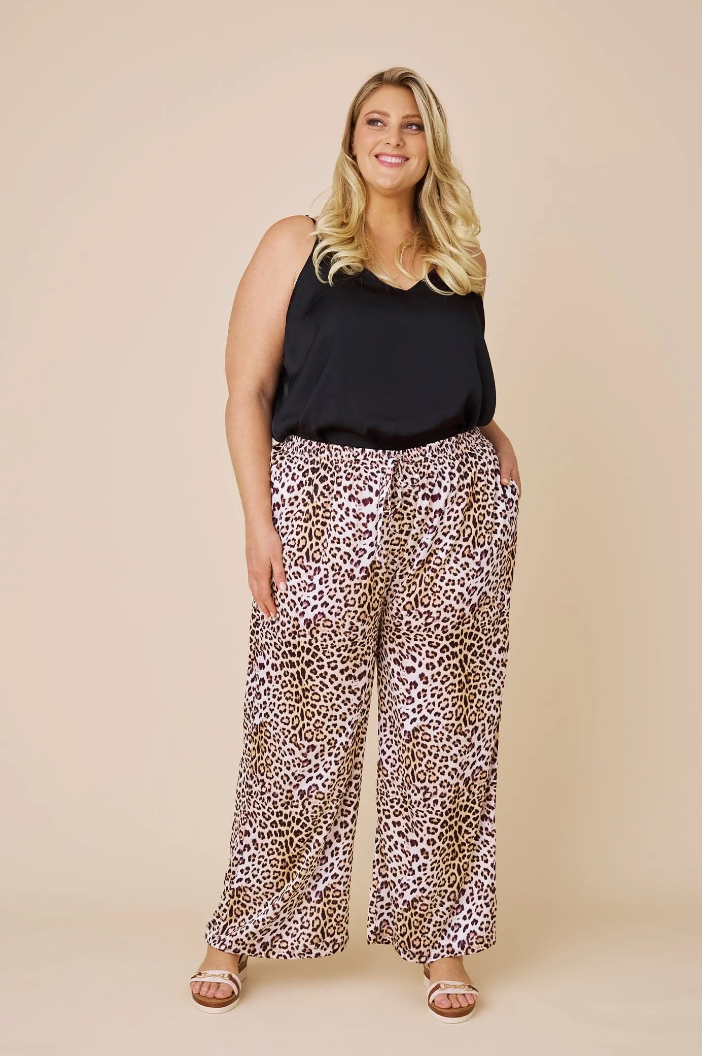 Karina Animal Print Pants
