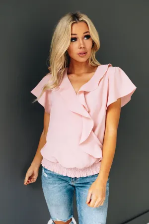 Live A Little Ruffle Detail Top