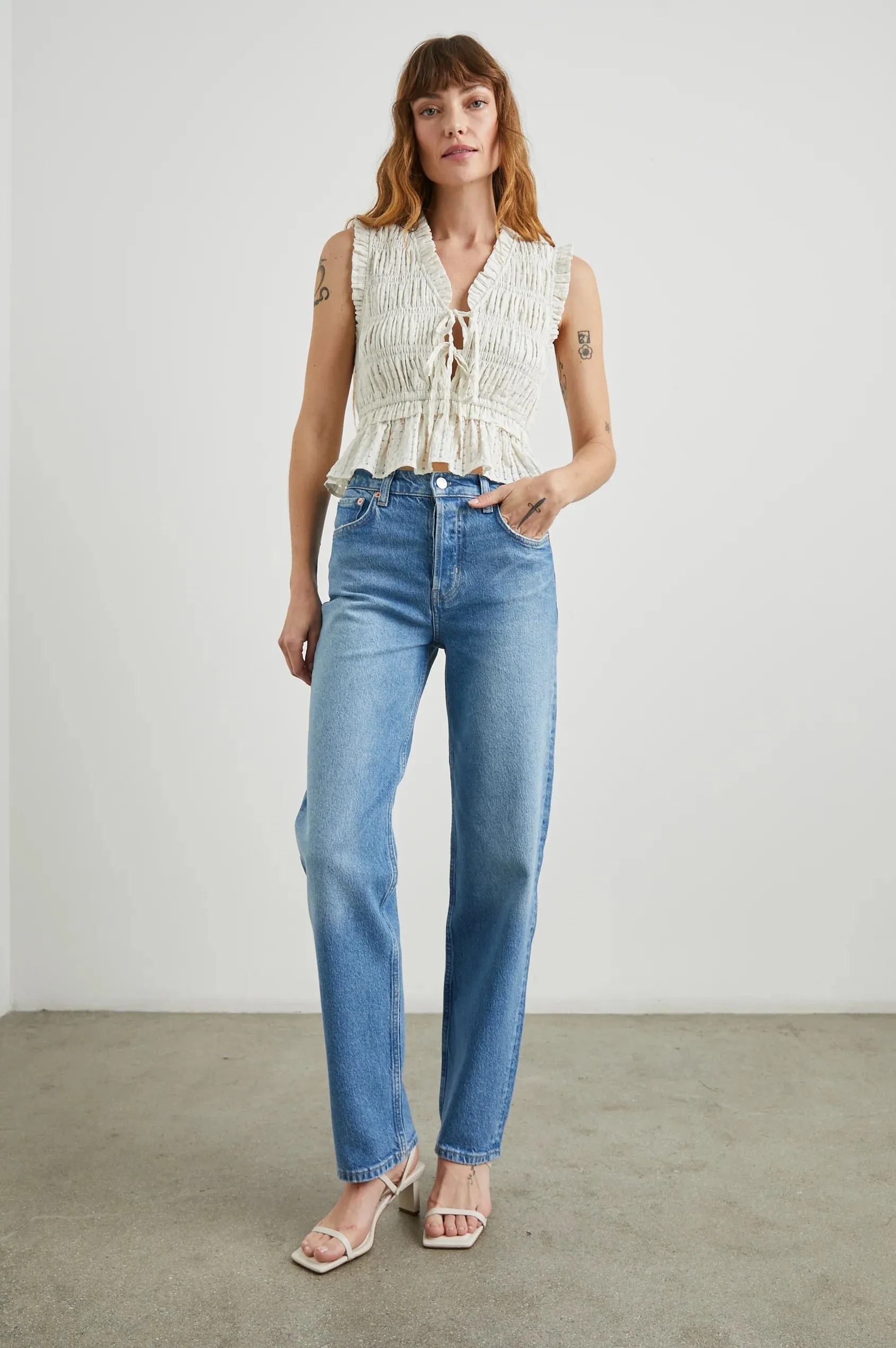 Martine Top ~ Ivory
