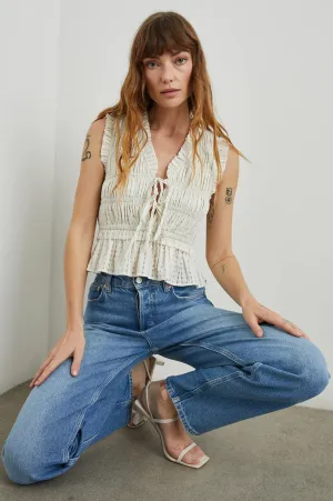 Martine Top ~ Ivory
