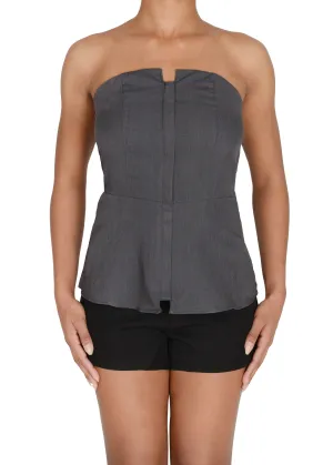 Off The Shoulder Chic Zipper Top
