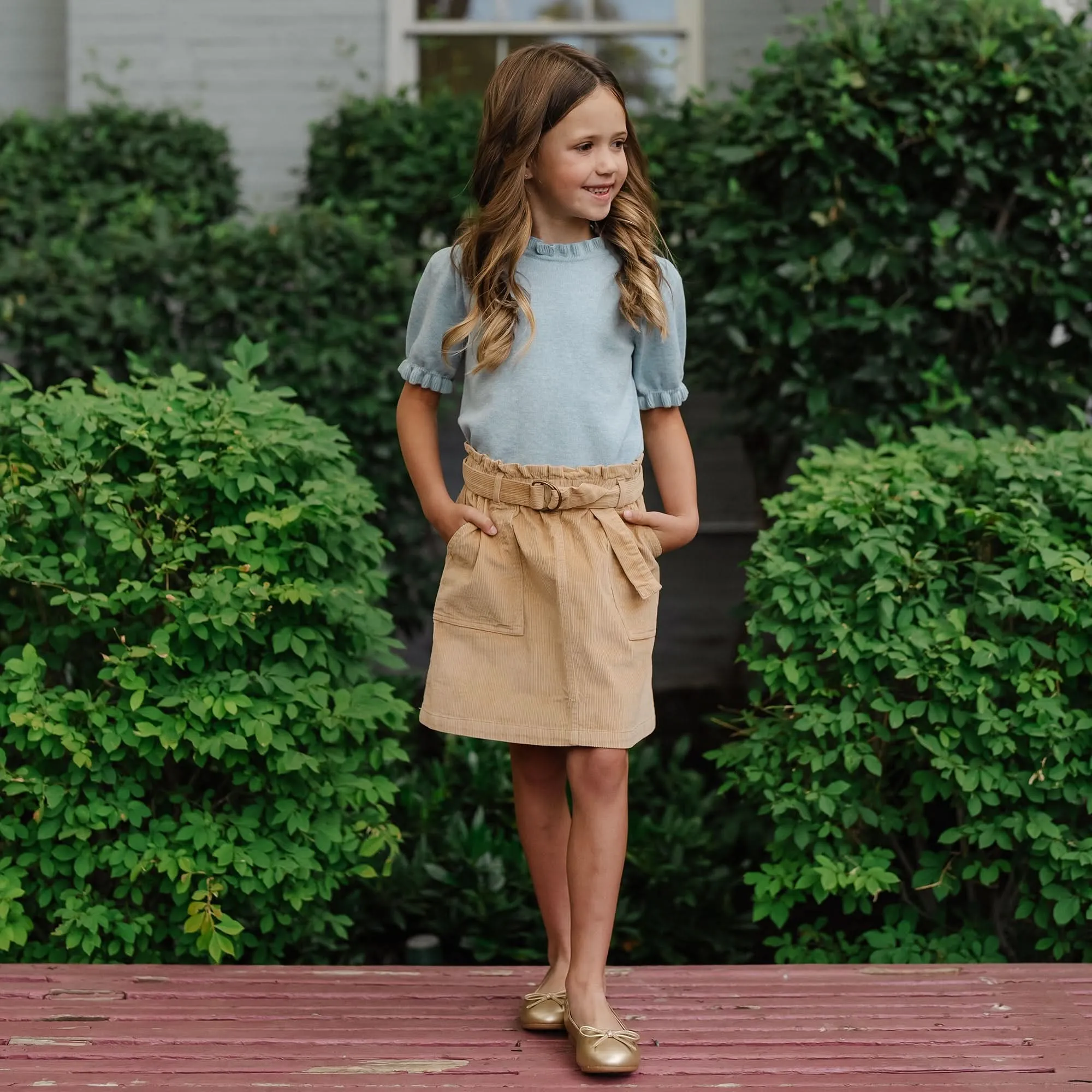 Organic Puff Sleeve Sweater - Baby