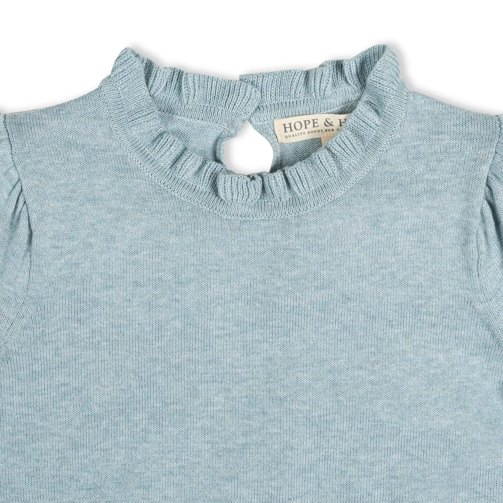 Organic Puff Sleeve Sweater - Baby