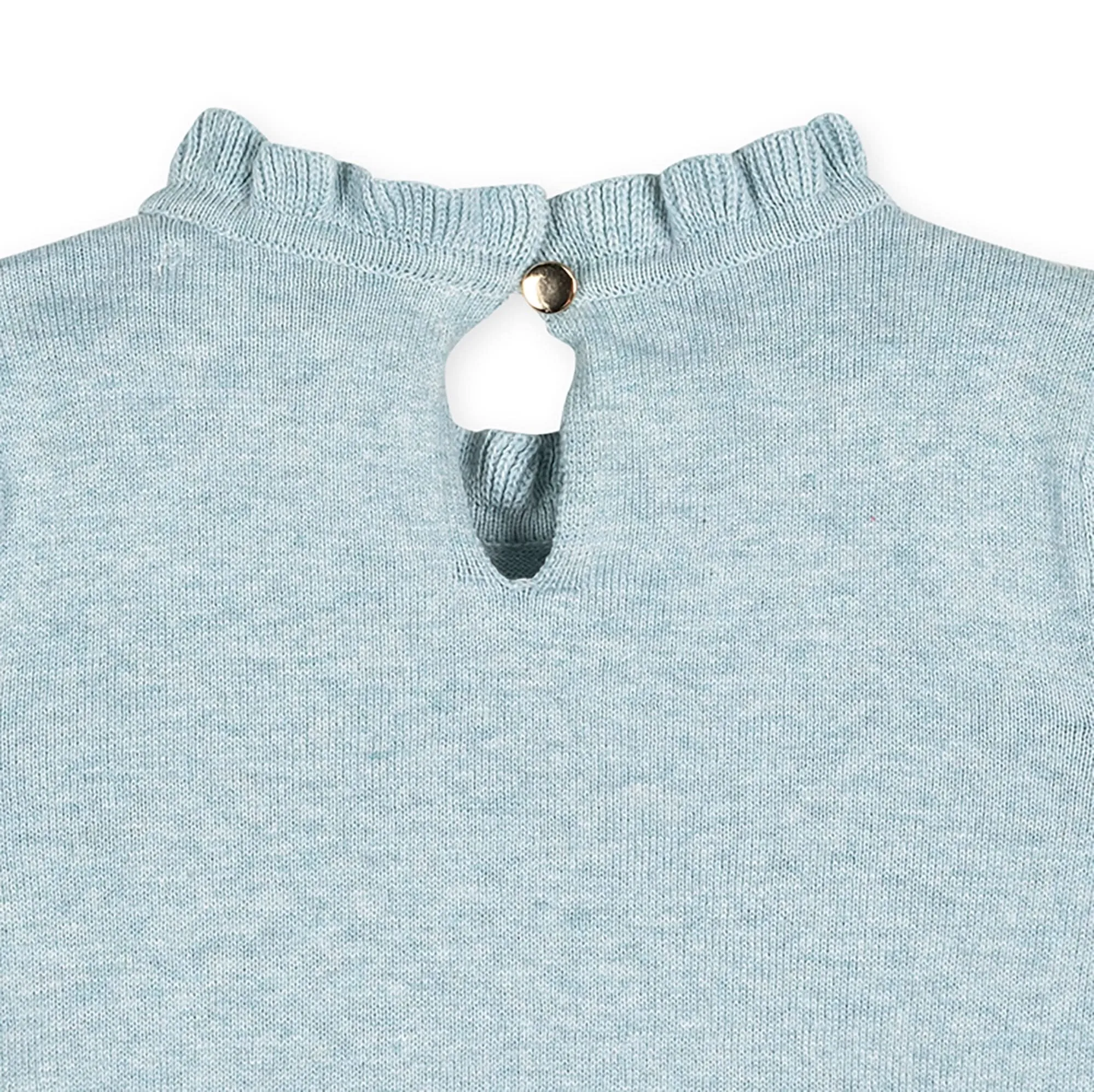 Organic Puff Sleeve Sweater - Baby