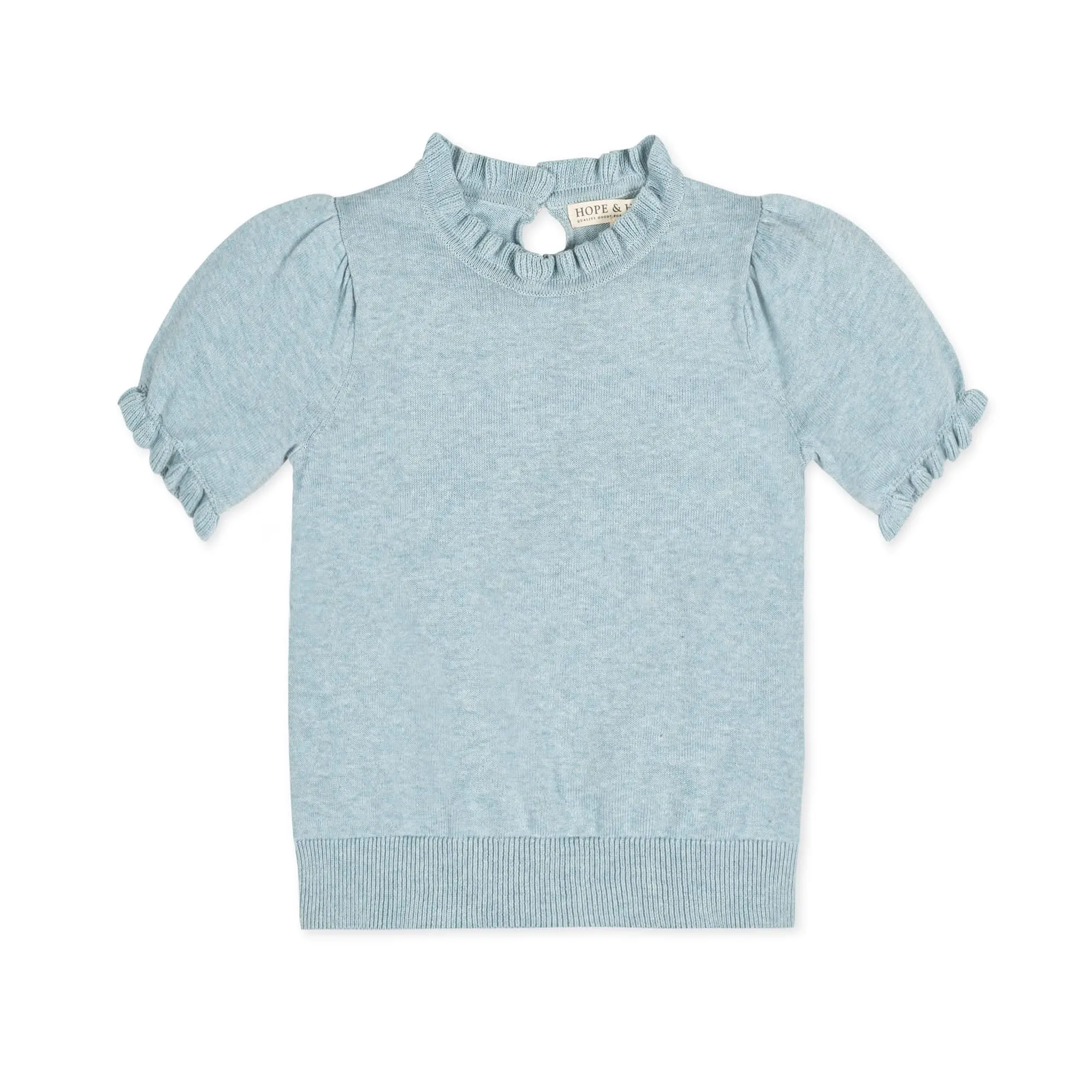 Organic Puff Sleeve Sweater - Baby
