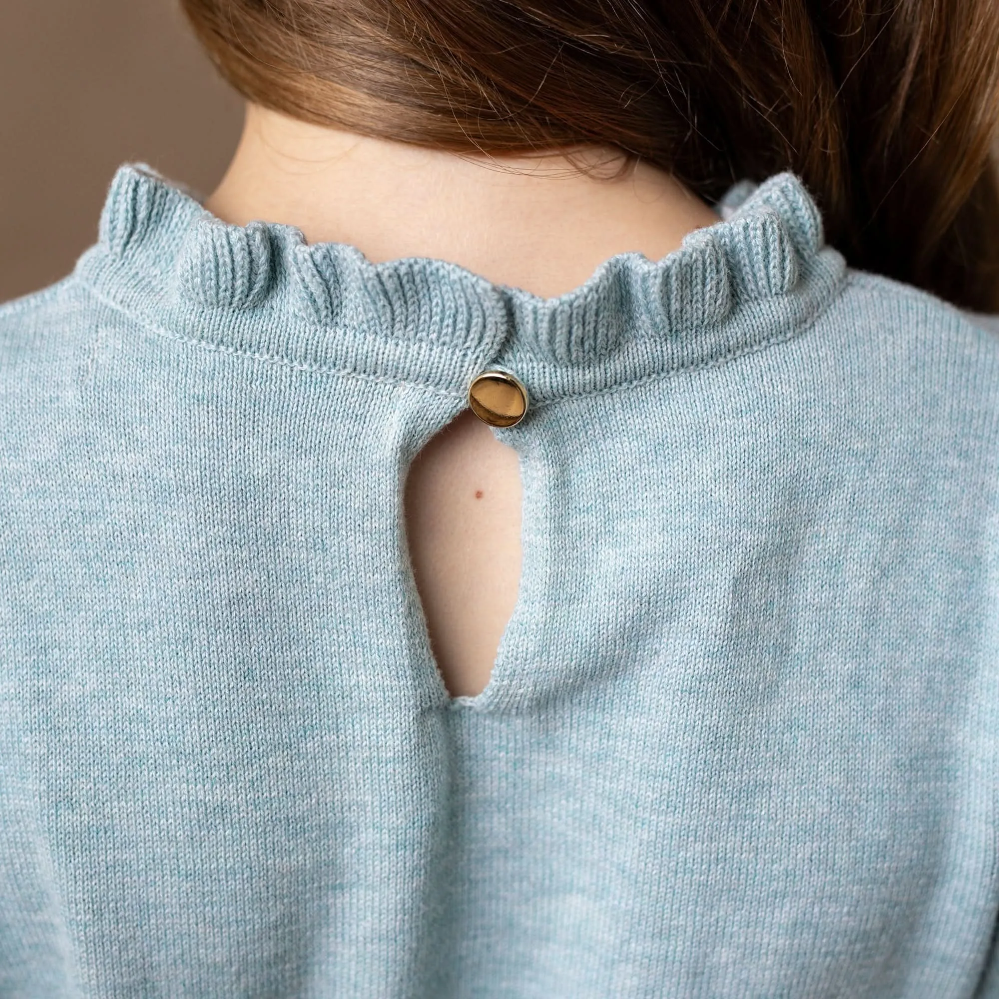 Organic Puff Sleeve Sweater - Baby