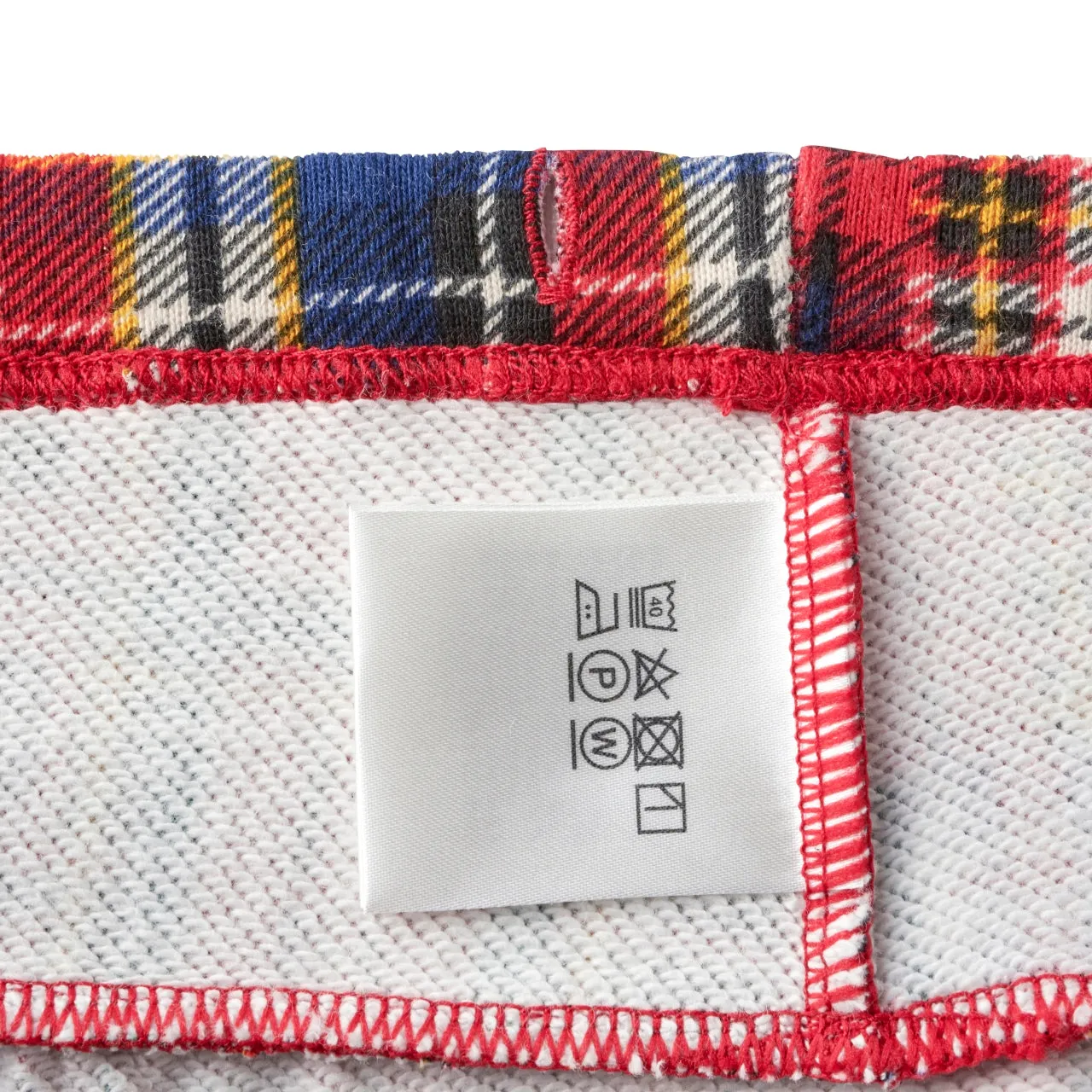 Patchwork Plaid Culotte Skirt