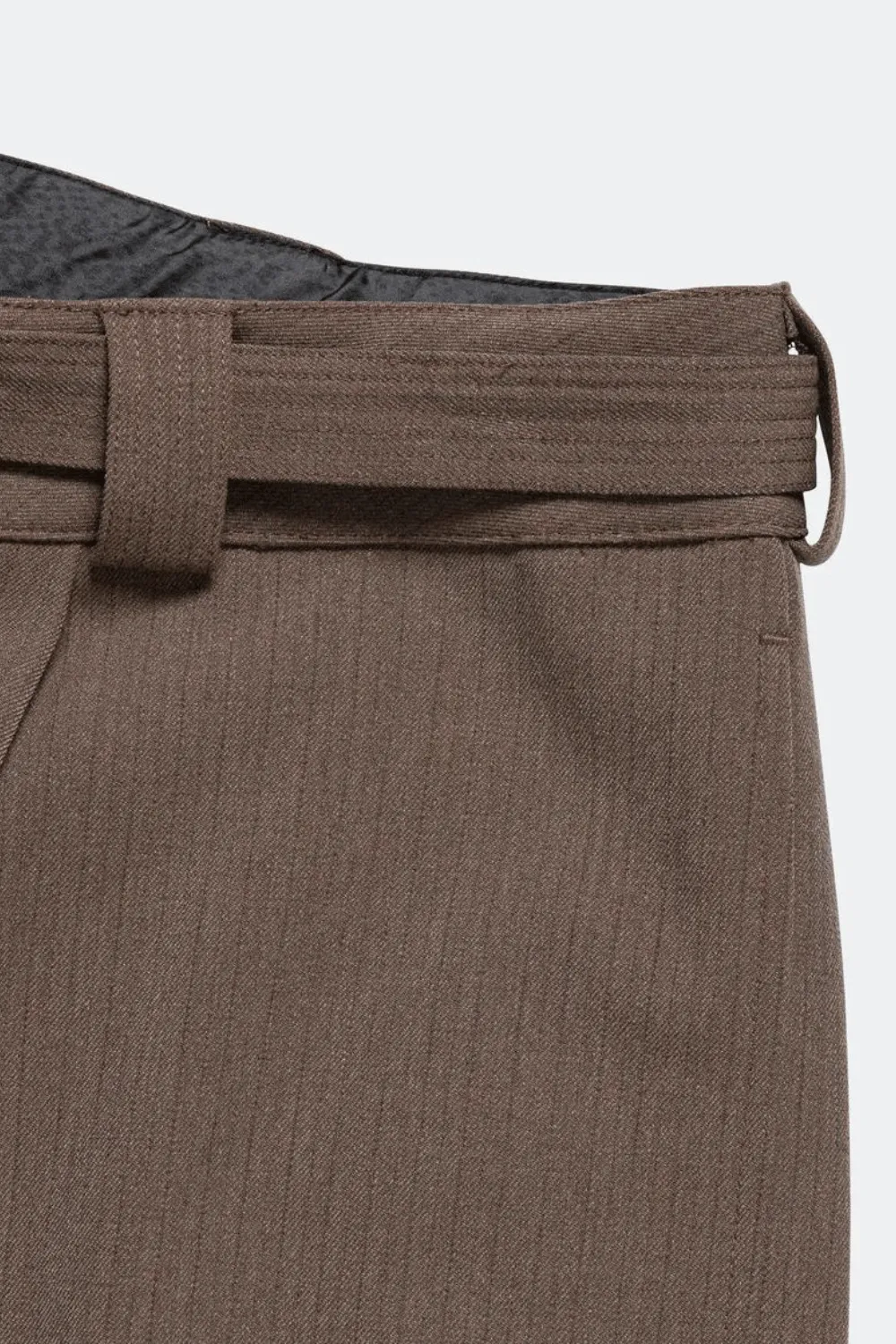 Pleated Suit Short | Taupe