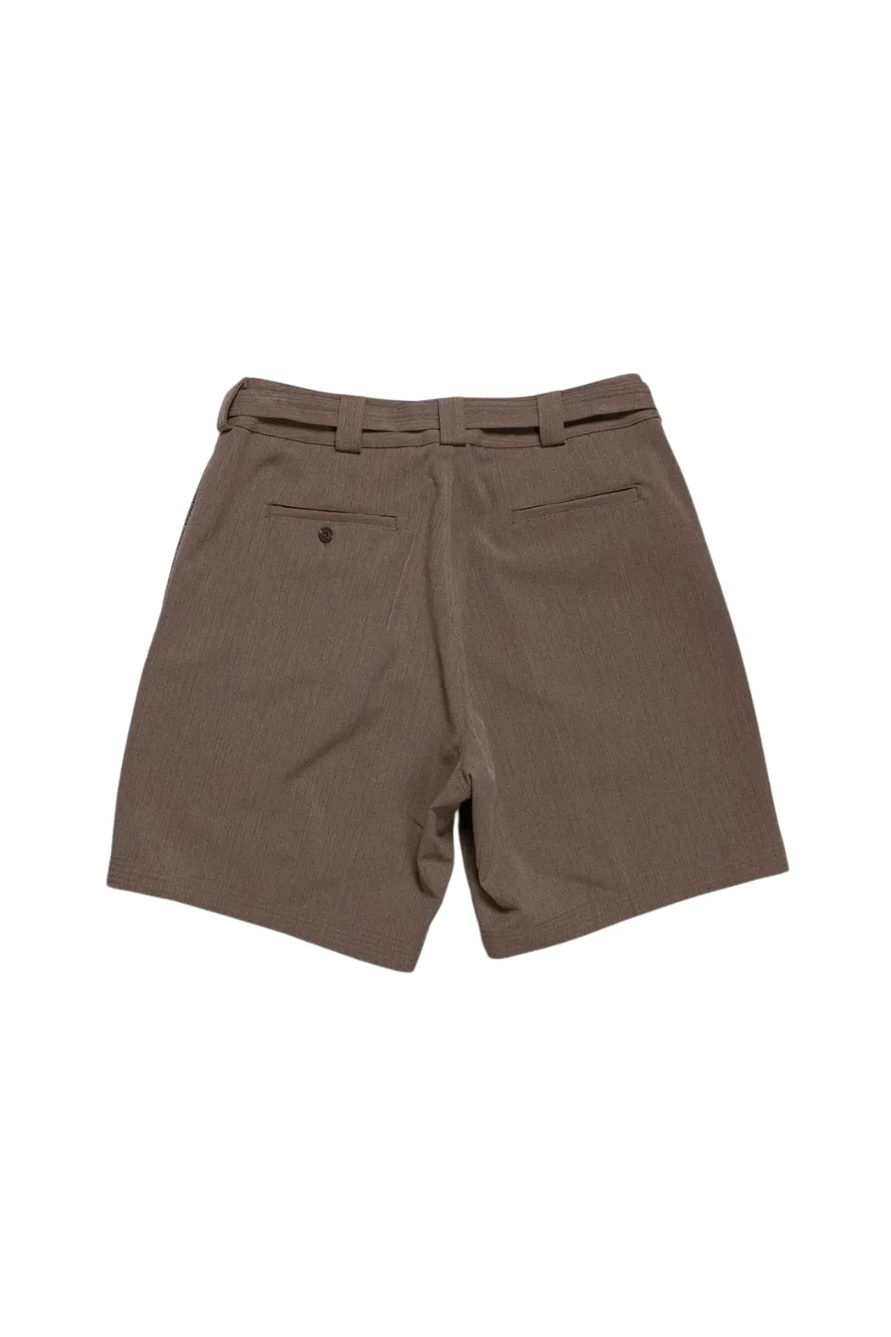 Pleated Suit Short | Taupe