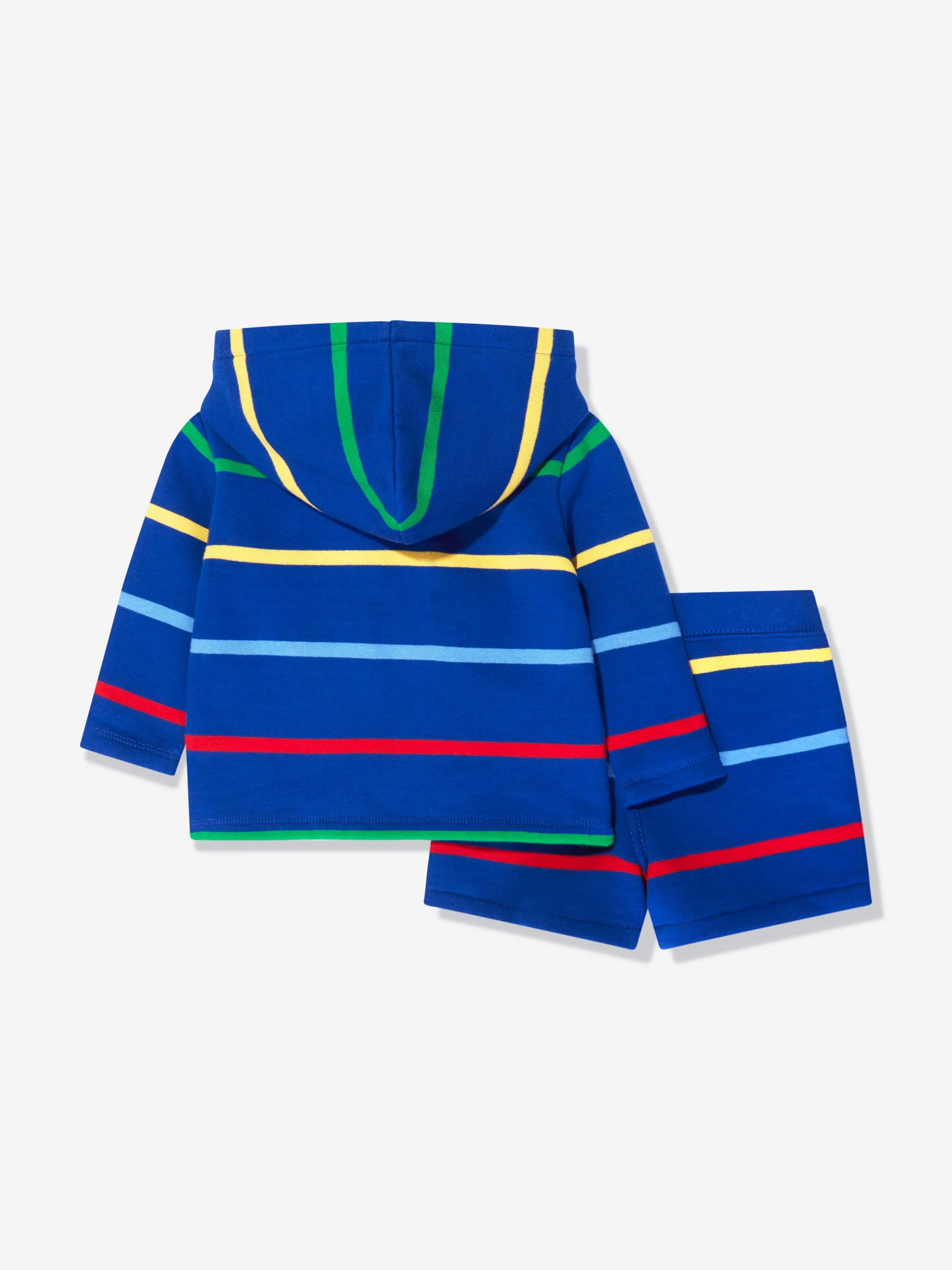 Ralph Lauren Baby Boys Hoodie And Shorts Set in Blue