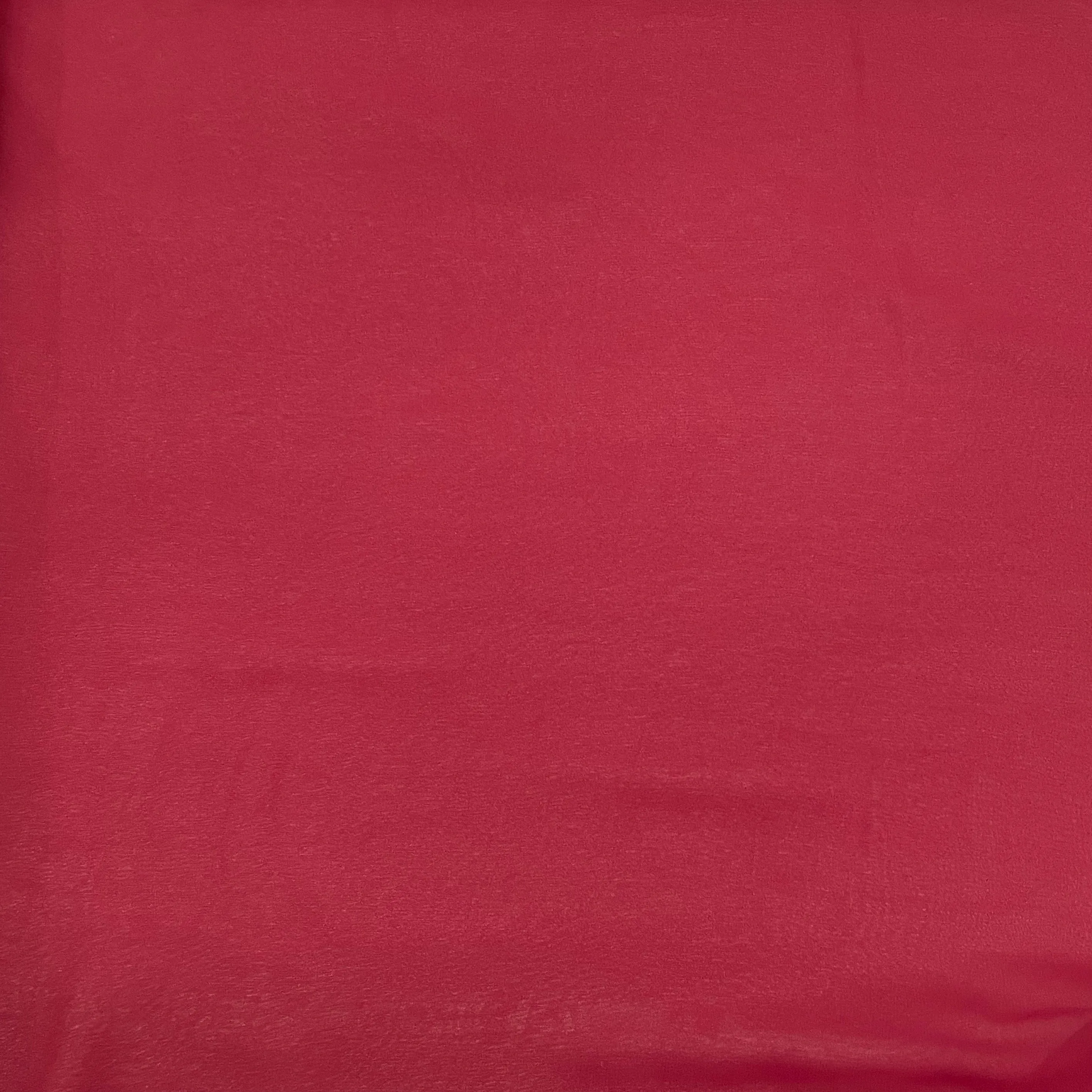 Red Maroon Solid Georgette Fabric