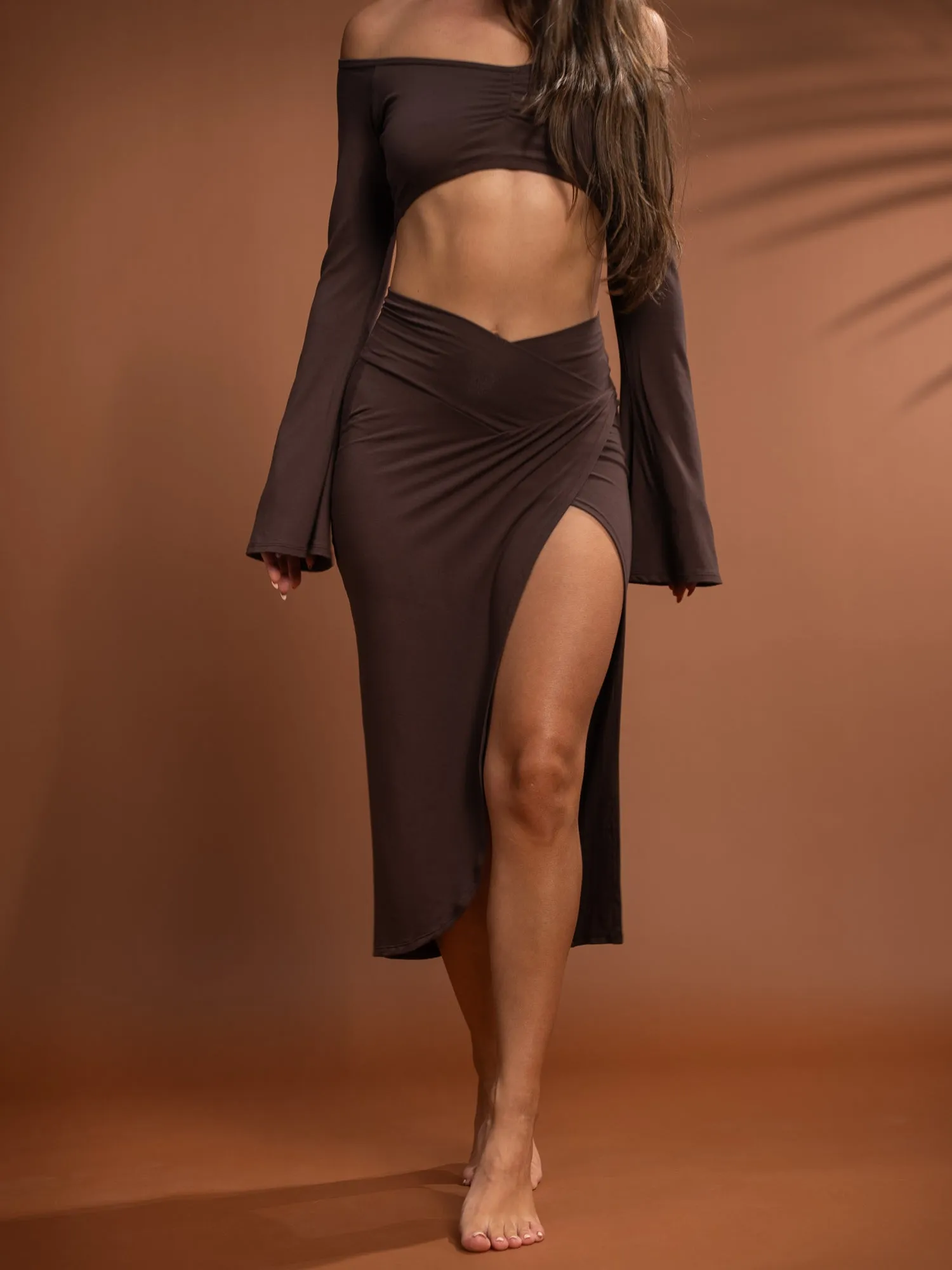 Rhea Skirt - Cacao