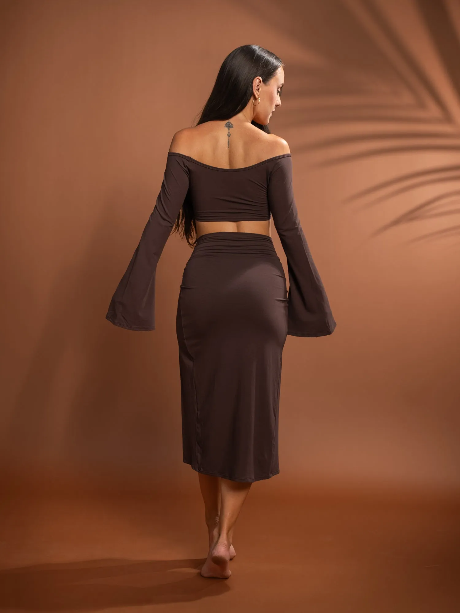 Rhea Skirt - Cacao