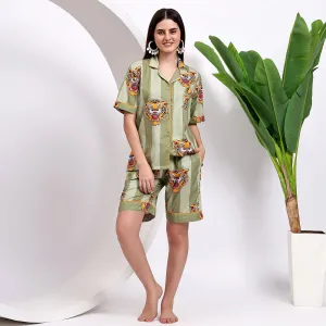 Roaring Tiger: Women's Pj Shorts for A Modern Wear