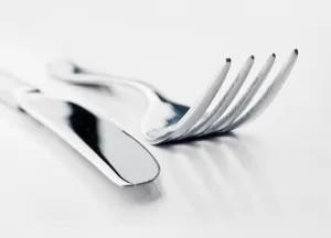 Sleek Bronze Plate