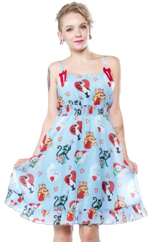 Sourpuss Cat Lady Doll Baby Dress SPDR324