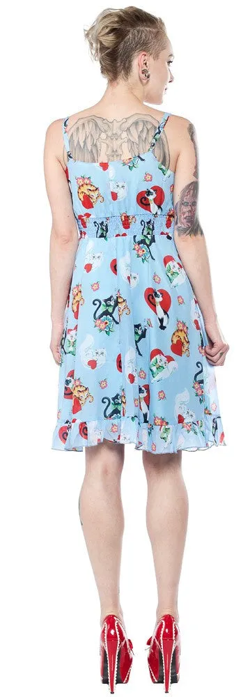 Sourpuss Cat Lady Doll Baby Dress SPDR324