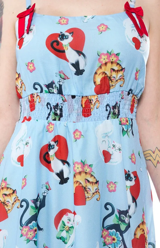 Sourpuss Cat Lady Doll Baby Dress SPDR324