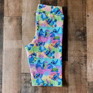 Tropical Stitch Biker Shorts