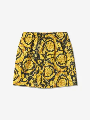 Versace Boys Barocco Print Swim Shorts