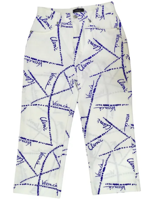 Versace Classic V2 1990's Cropped Trousers