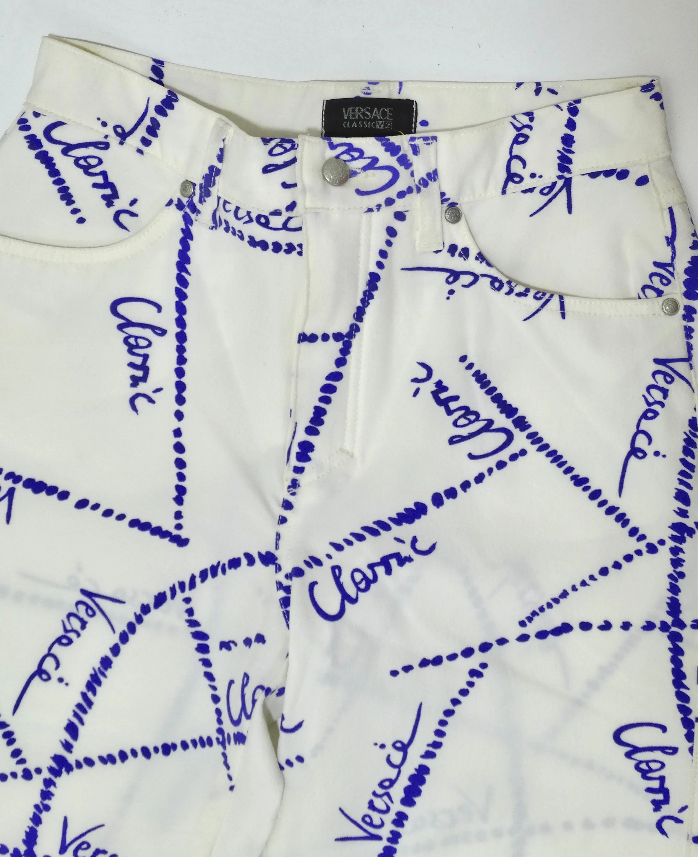 Versace Classic V2 1990's Cropped Trousers