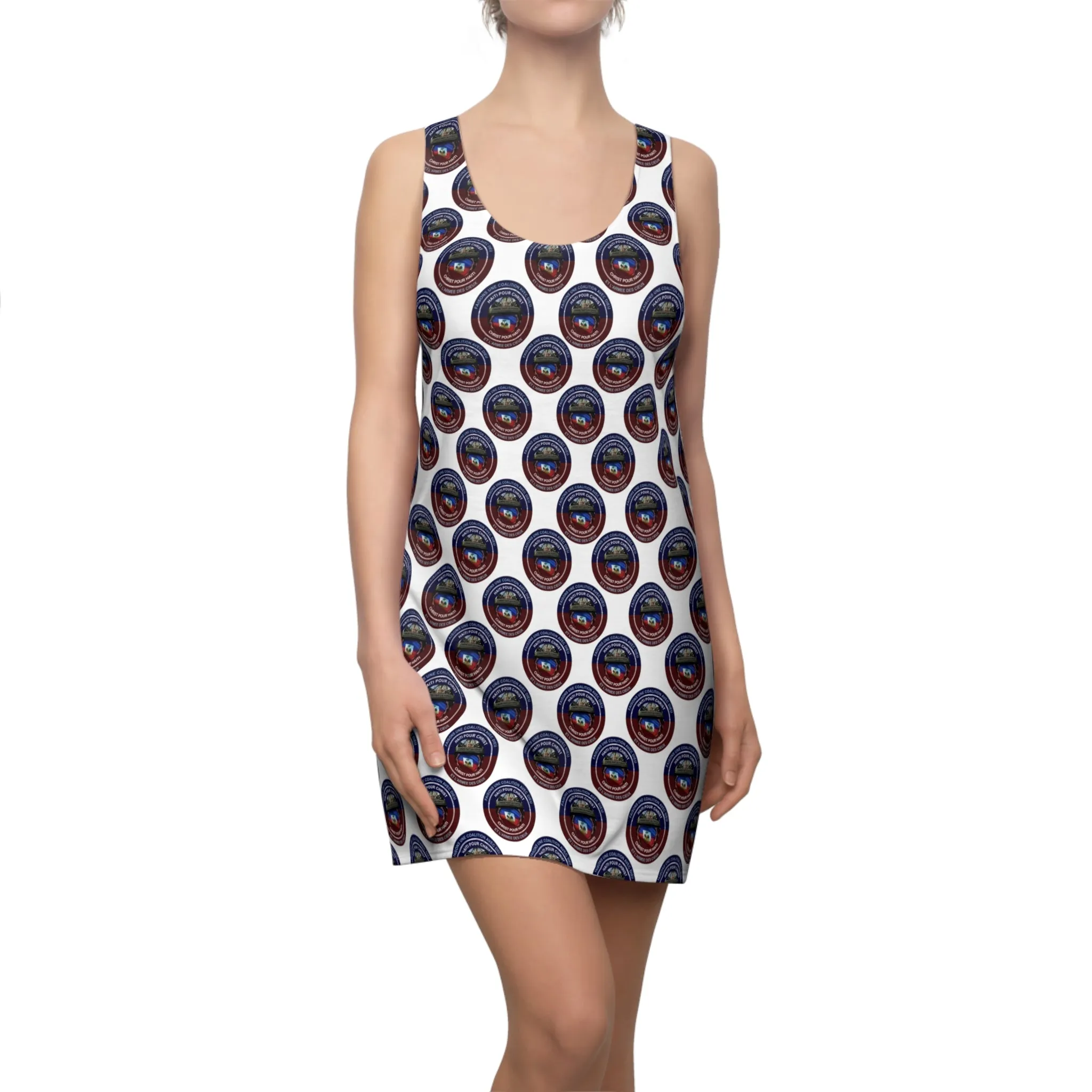 Women's Cut & Sew Racerback Dress (AOP)