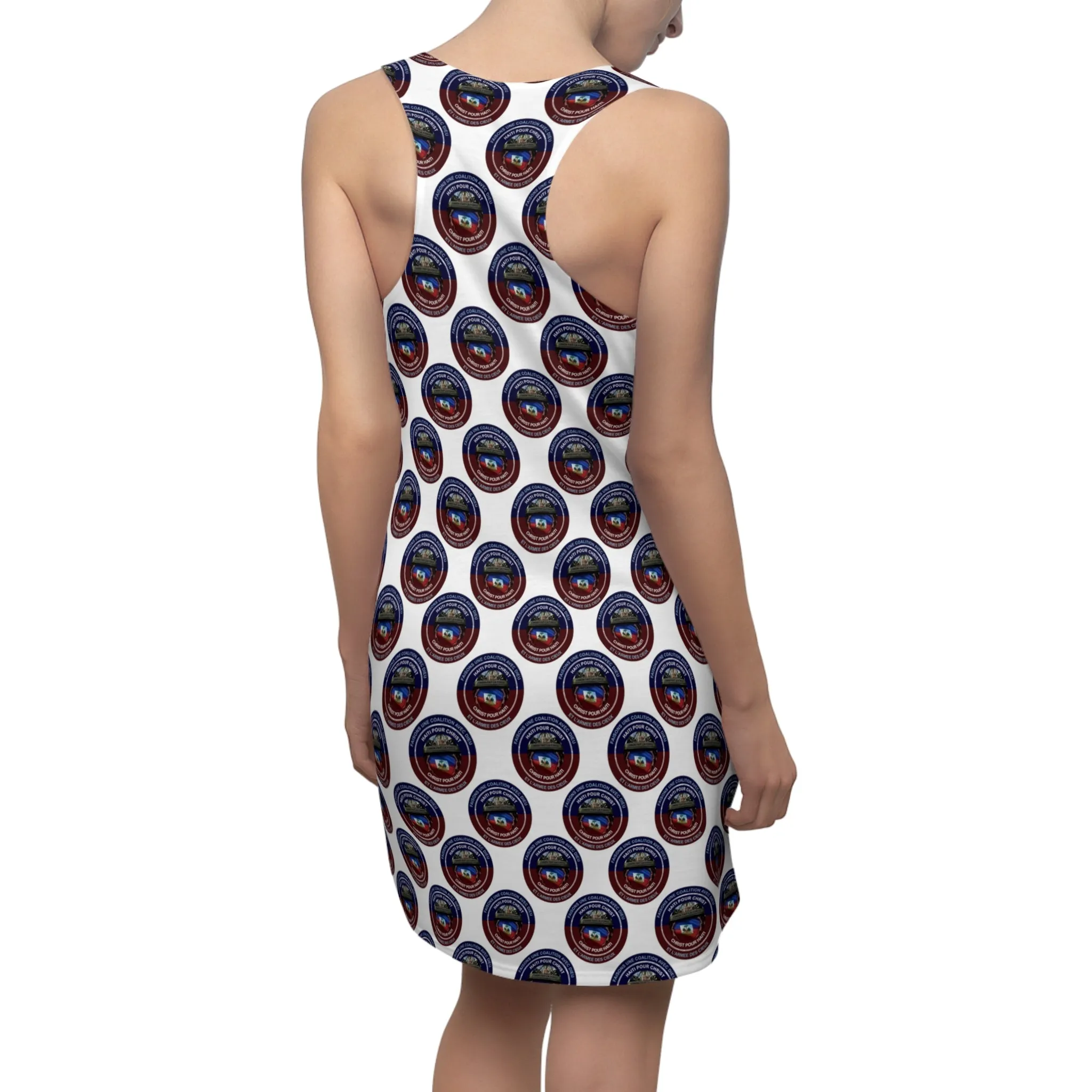 Women's Cut & Sew Racerback Dress (AOP)